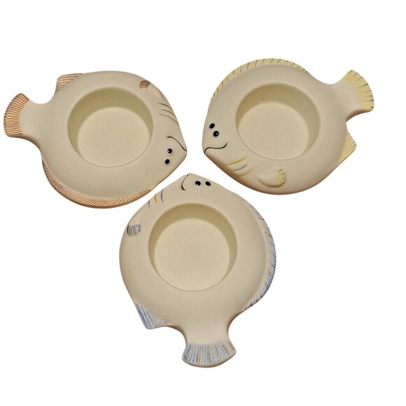 PartyLite Other - PartyLite "Aqua Pals" Set of 3 Fish Tea Light Candle Holders Decor